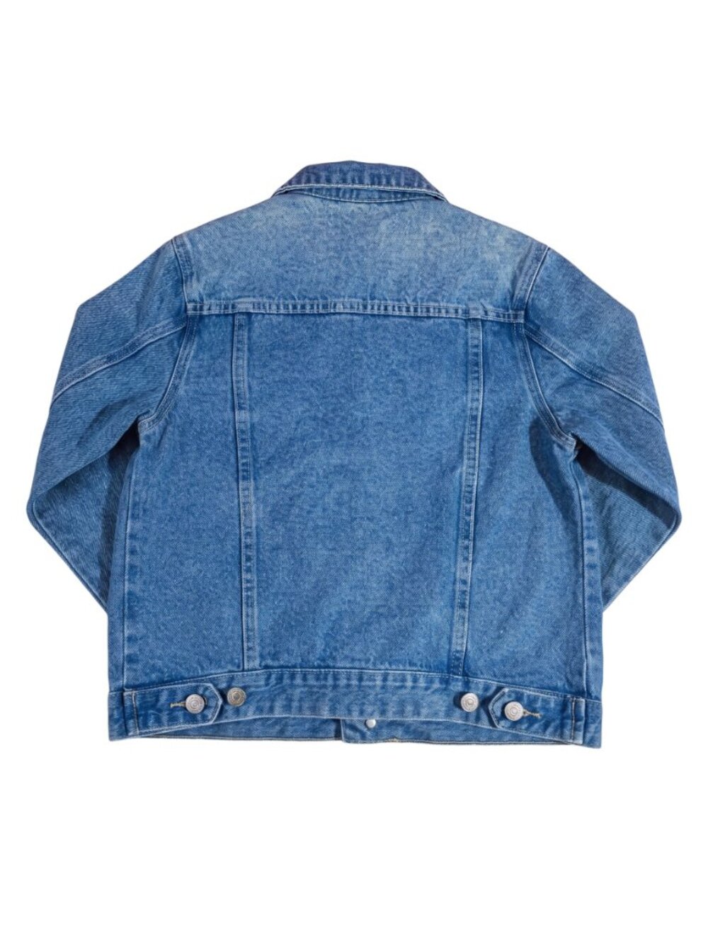 KanCan Distressed Denim Jacket Medium Wash Jean Jacket Size XS image 2